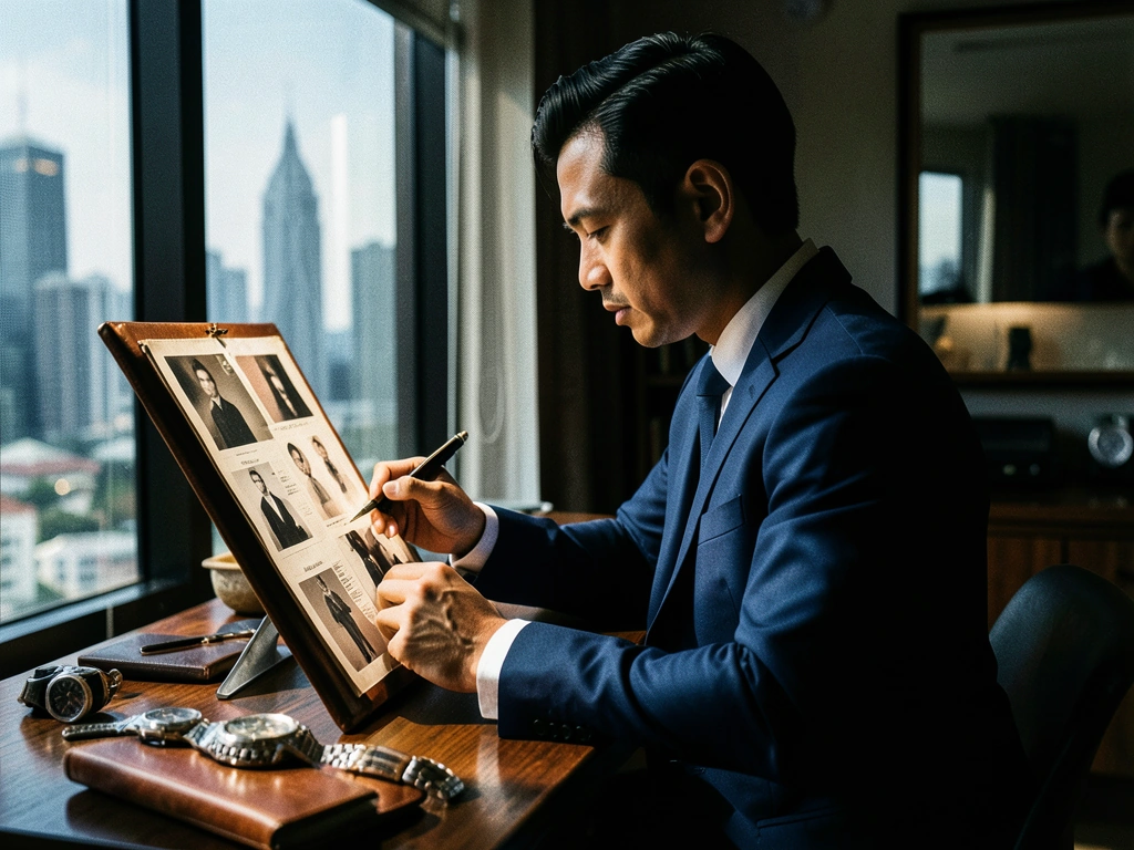 Sartorial refinement in Jakarta